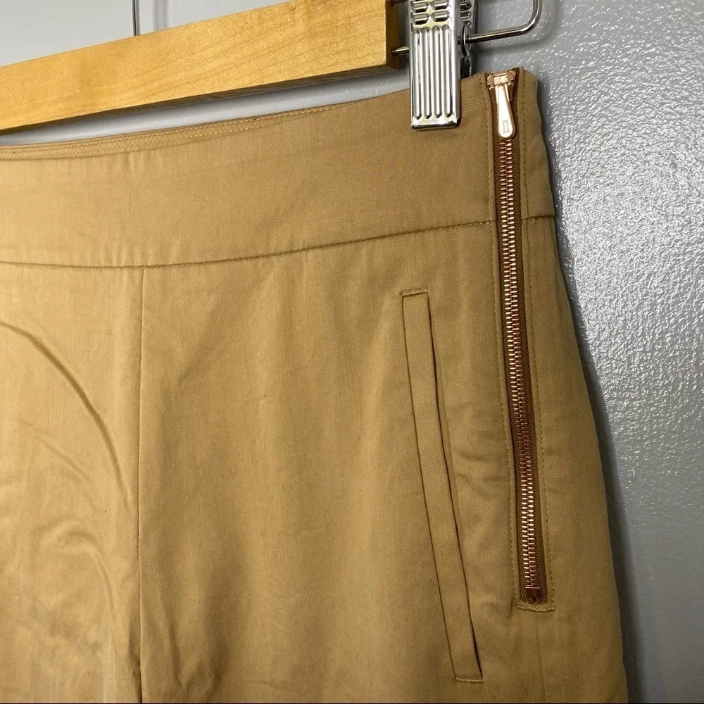 KIT AND ACE Tan Sienna Buoy-O-Boy Wide Leg Trousers